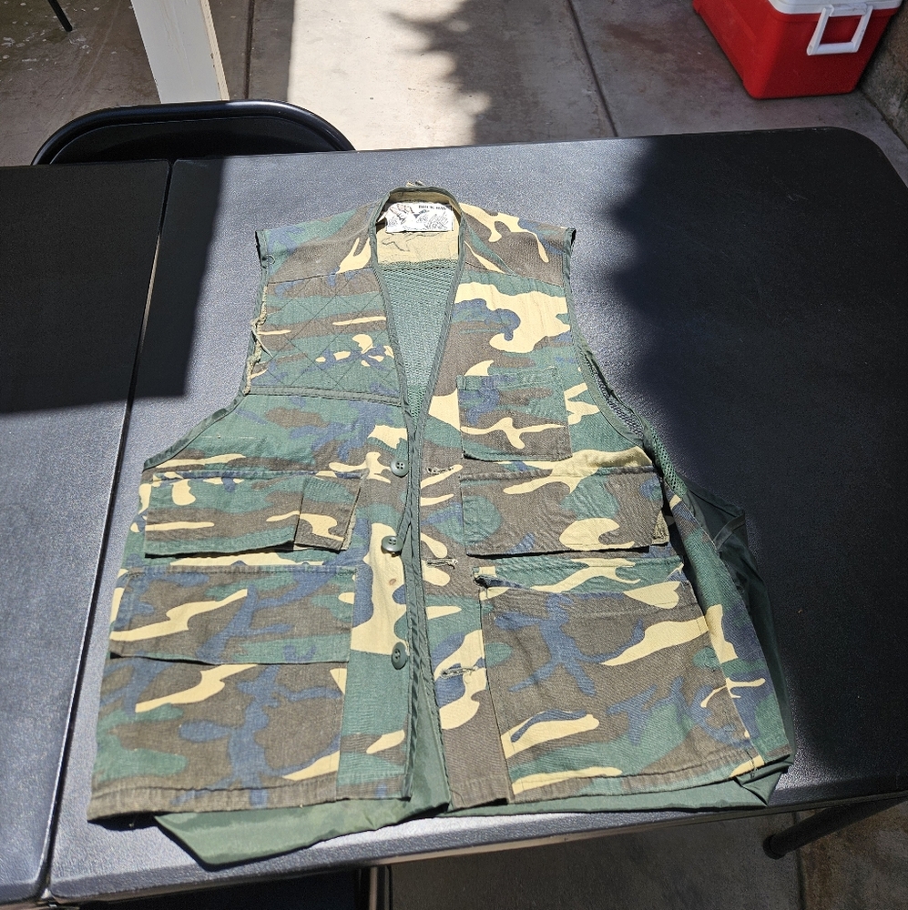 Duck Bay Vintage Camo Hunting Vest
